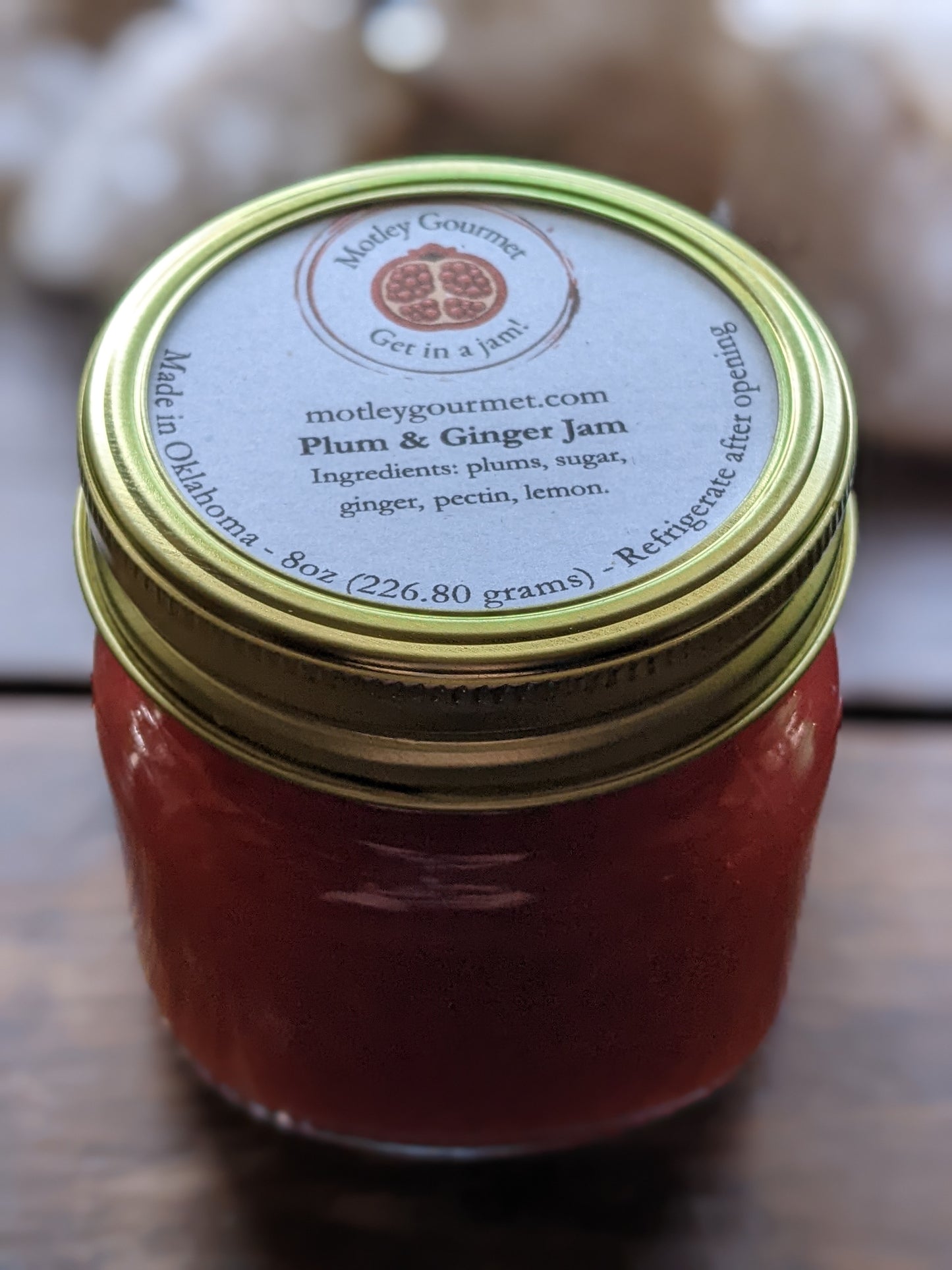 Plum & Ginger Jam